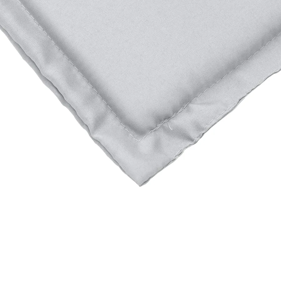 Coussins de siège de jardin lot de 2 gris clair 45x45x2cm carré - 9
