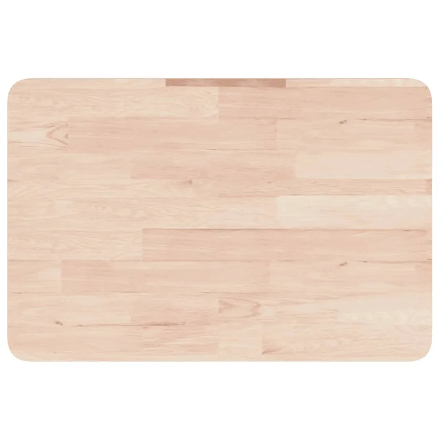 Étagère de vasque murale acier et bois de chêne massif - 8