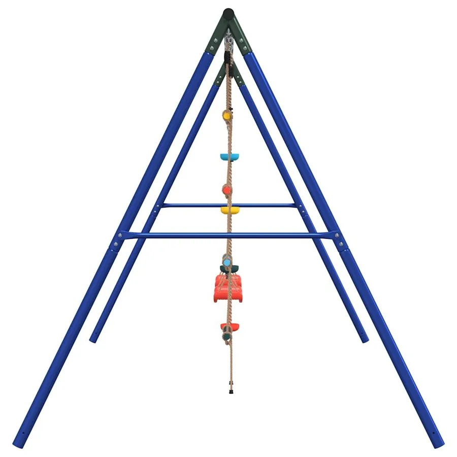 Jeu balançoire extérieur balançoires échelle et corde à disque - 4
