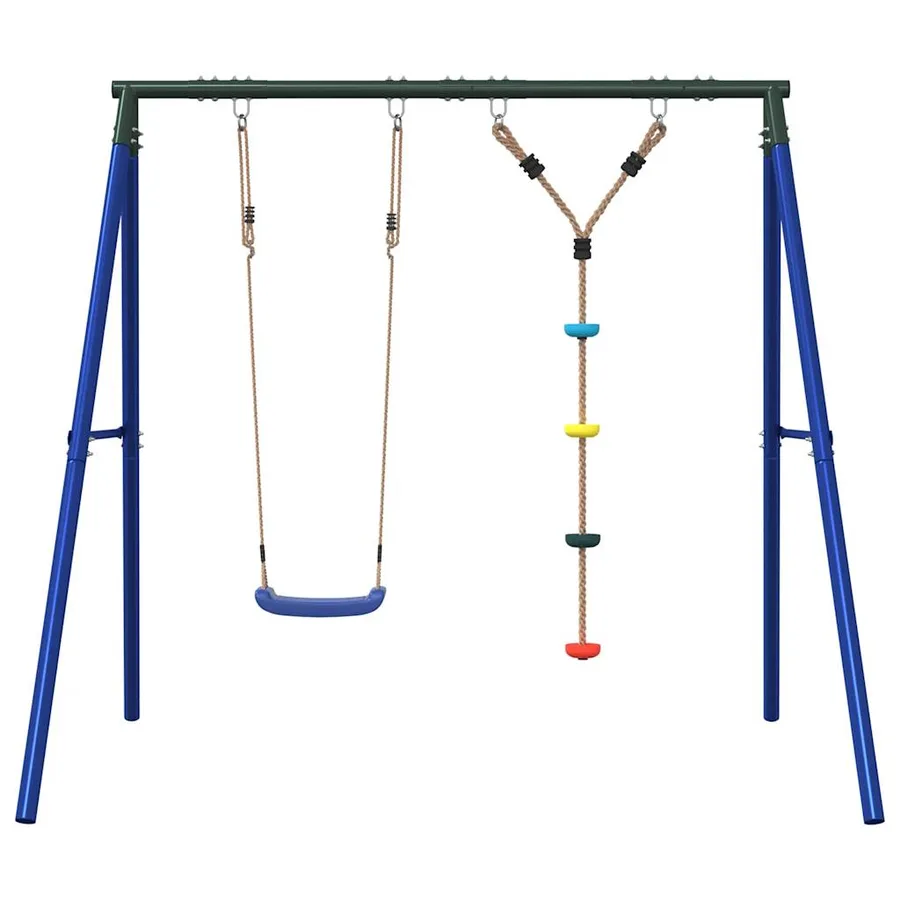 Ensemble balançoire d'extérieur balançoire et corde à disques - 3