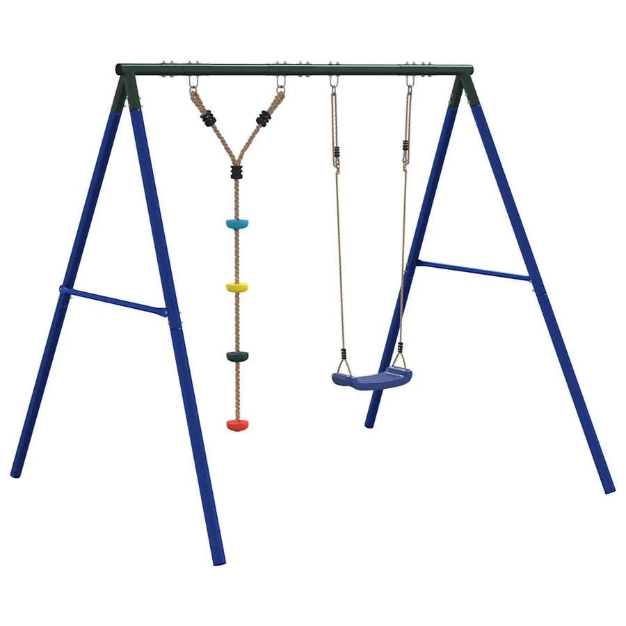 Ensemble balançoire d'extérieur balançoire et corde à disques - 5