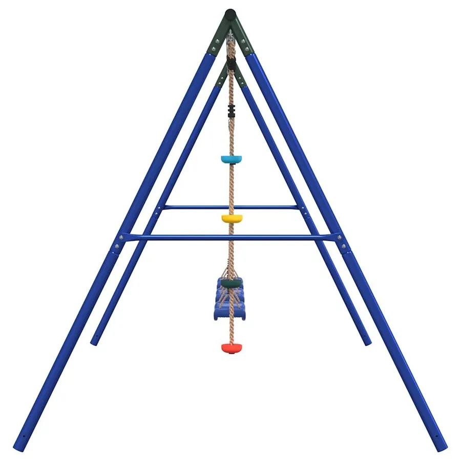 Ensemble balançoire d'extérieur balançoires et corde à disque - 4