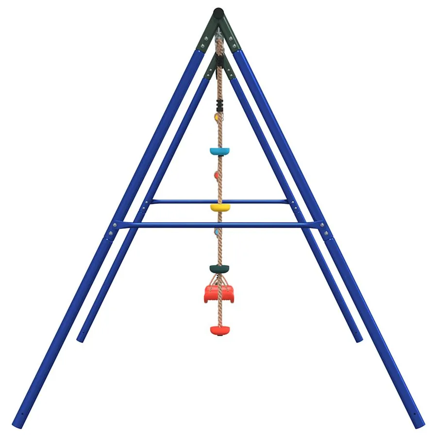 Jeu balançoire d'extérieur balançoire échelle et corde à disque - 4