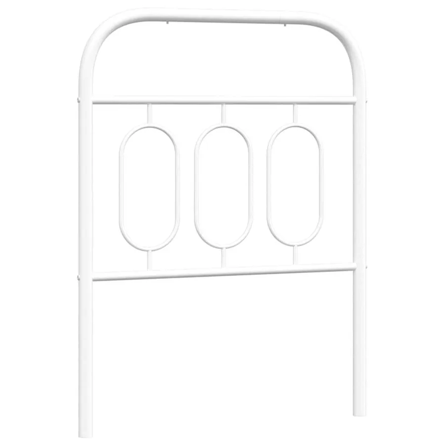 Tête de lit de remplacement métal blanc 75 cm - 2