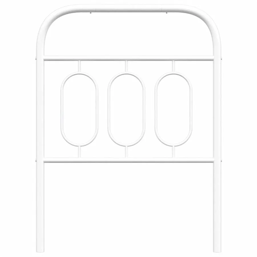 Tête de lit de remplacement métal blanc 75 cm - 4