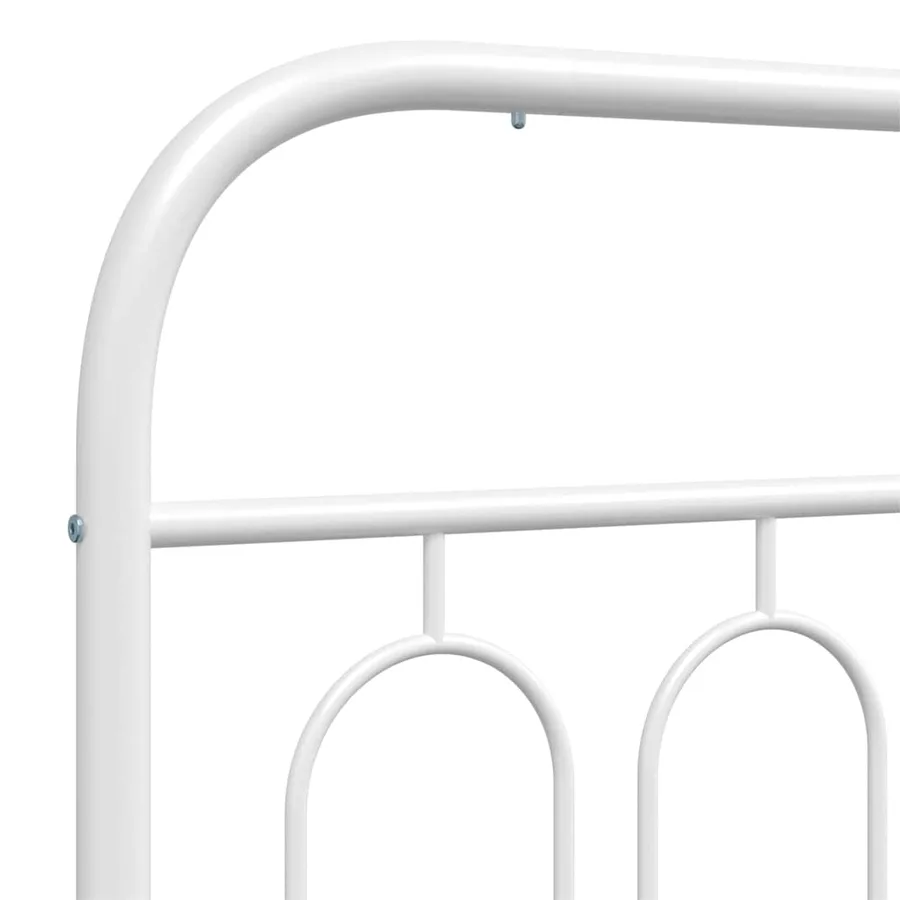 Tête de lit de remplacement métal blanc 75 cm - 5