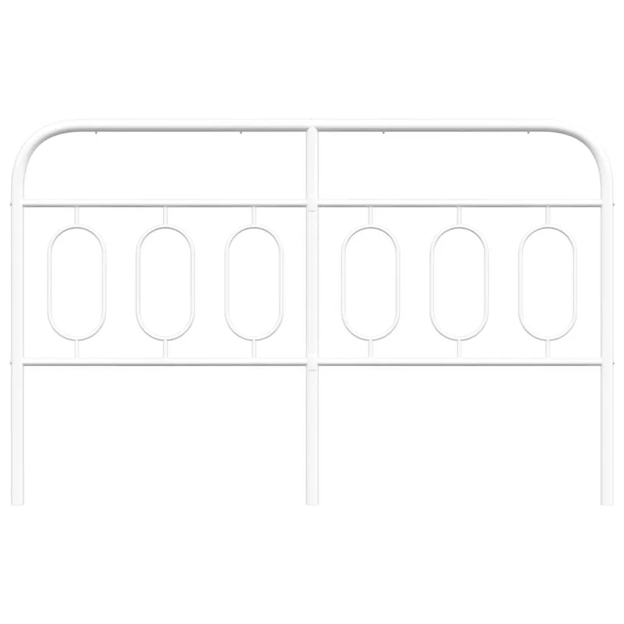 Tête de lit de remplacement métal blanc 140 cm - 4