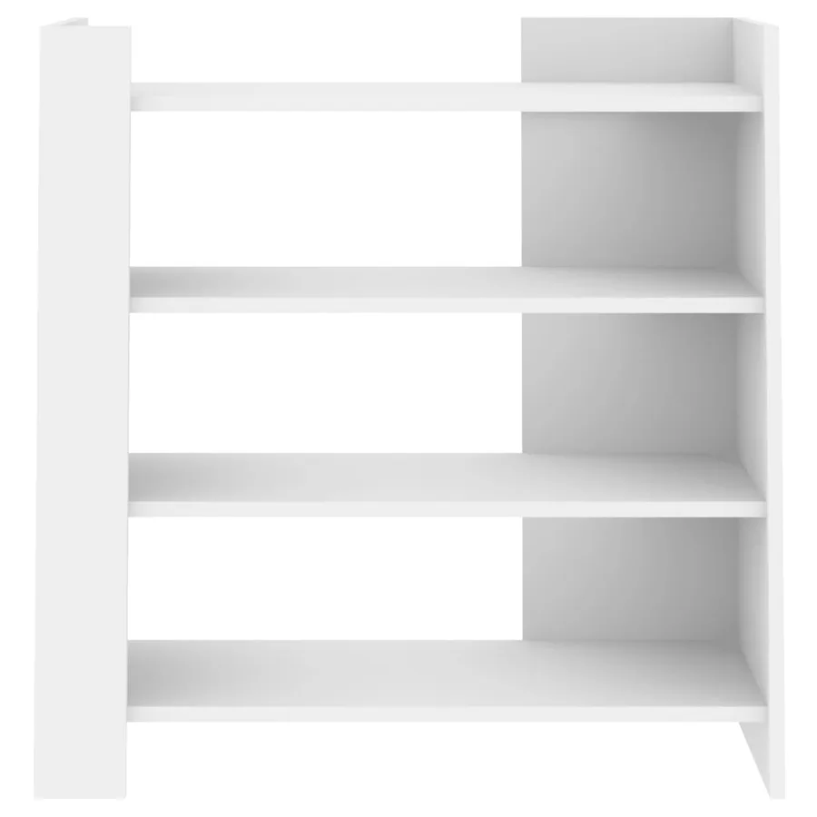 Buffet blanc 73,5x35x75 cm bois d’ingénierie - 4