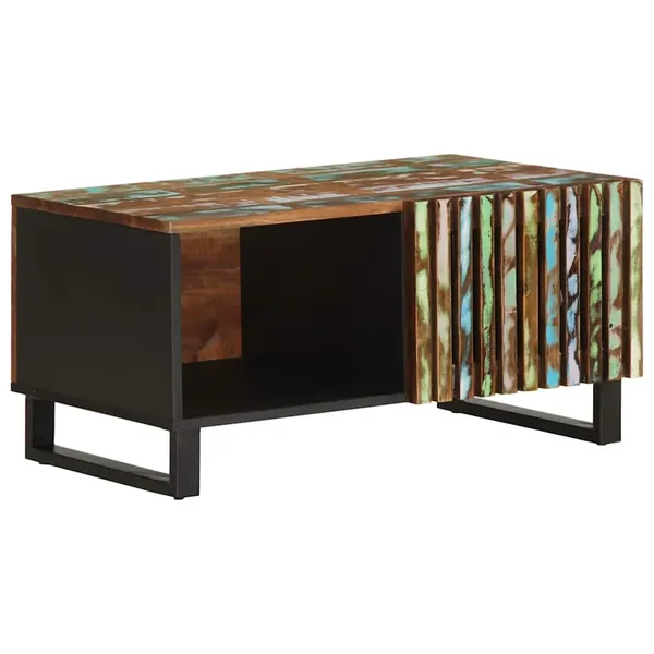 Table basse 80x51x40 cm bois massif d'acacia