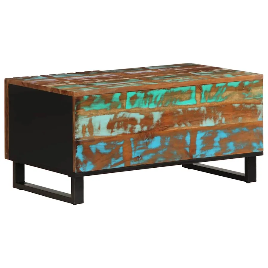 Table basse 80x51x40 cm bois massif d'acacia - 4