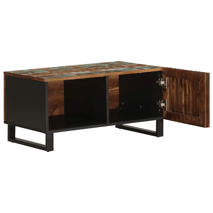 Table basse 80x51x40 cm bois massif d'acacia - 5