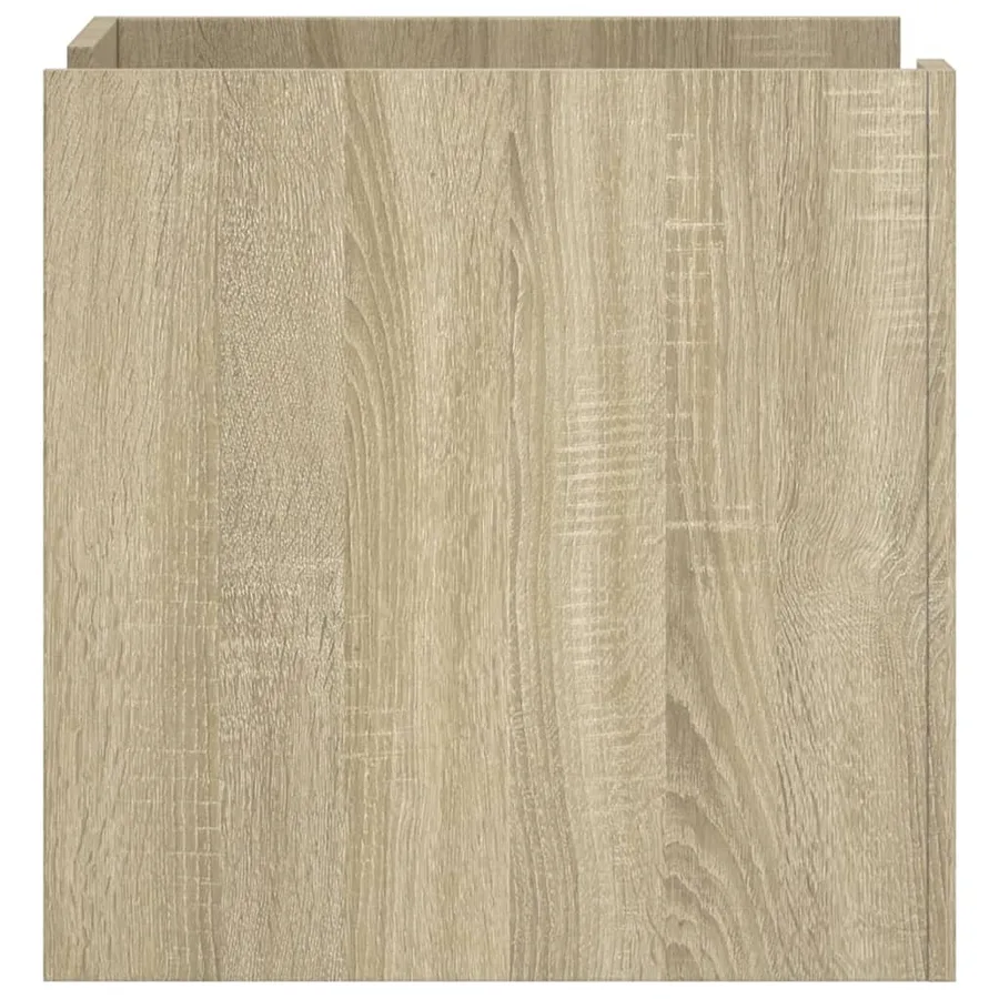 Table de chevet chêne sonoma 45x50x50 cm bois d’ingénierie - 5