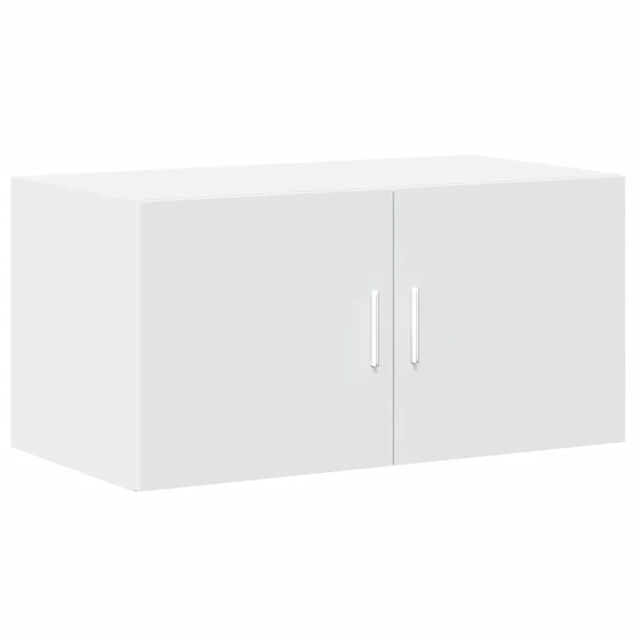 Armoire murale blanc 80x42,5x40 cm bois d'ingénierie - 2