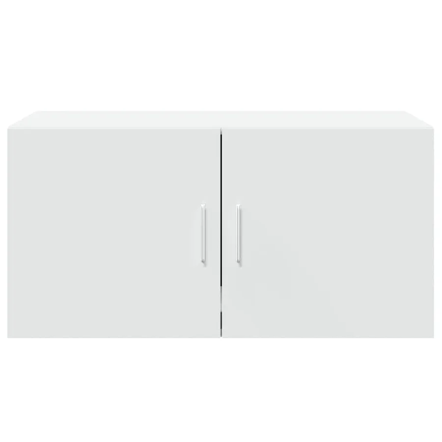 Armoire murale blanc 80x42,5x40 cm bois d'ingénierie - 4