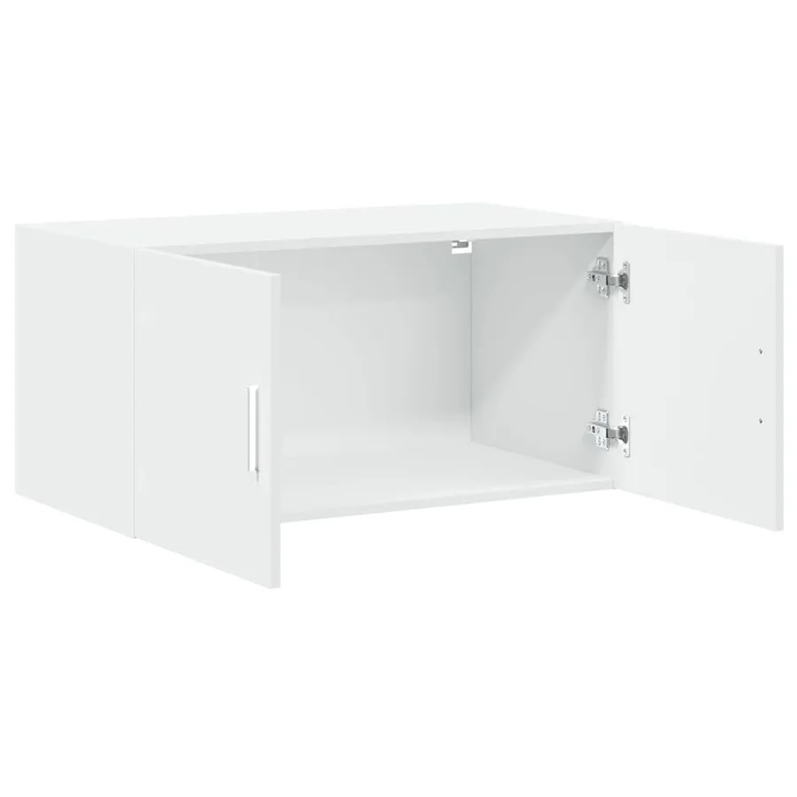 Armoire murale blanc 80x42,5x40 cm bois d'ingénierie - 7