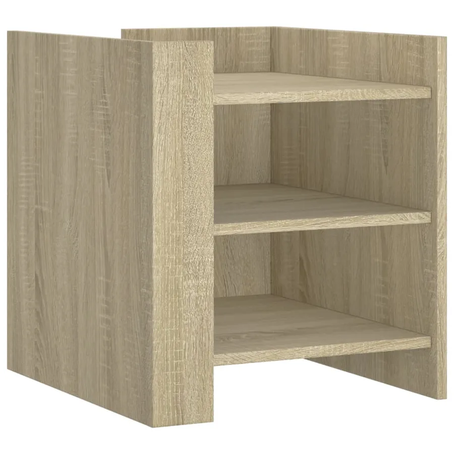 Table de chevet chêne sonoma 45x50x50 cm bois d’ingénierie - 2