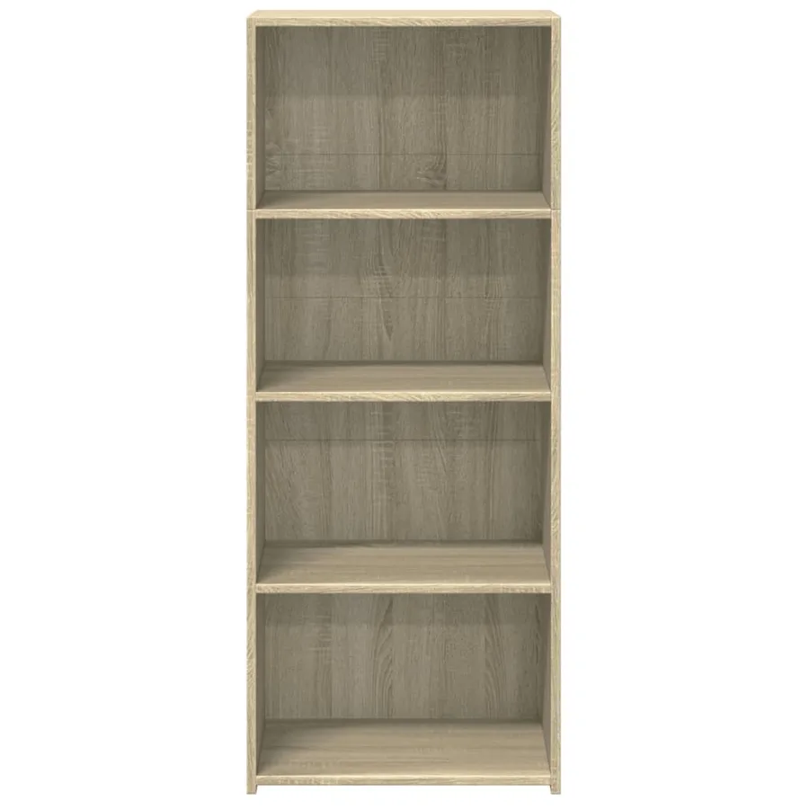 Buffet haut chêne sonoma 50x41x124 cm bois d'ingénierie - 4
