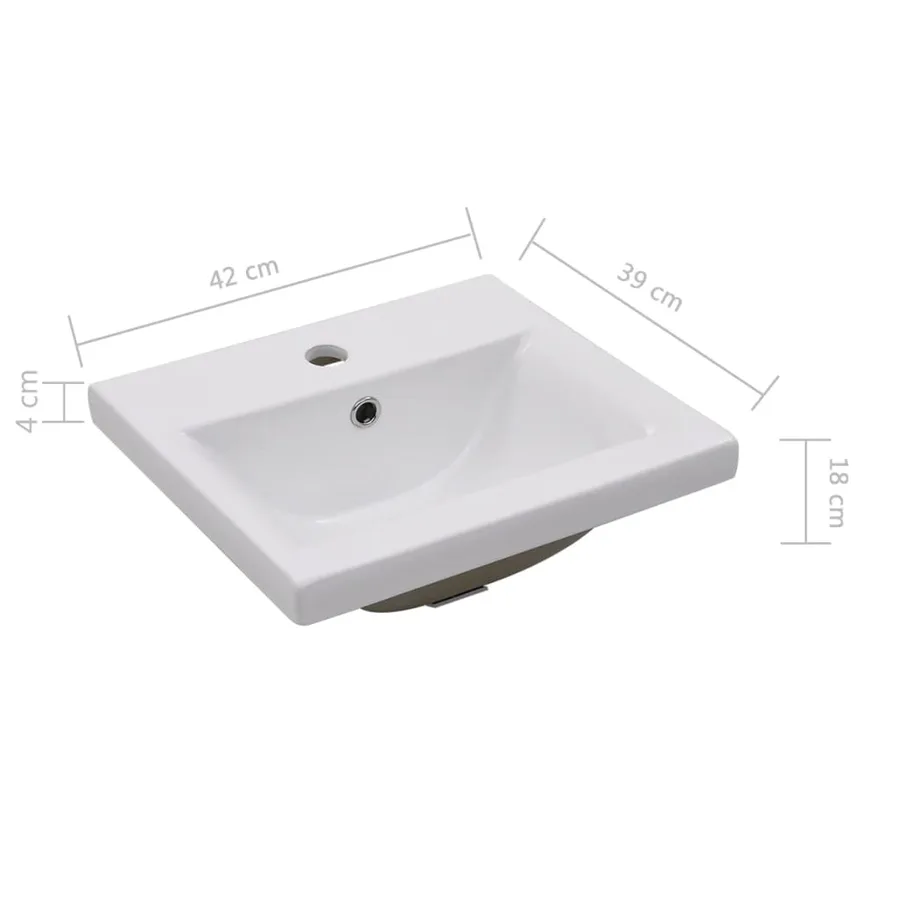 Ensemble de meubles de salle de bain Blanc brillant Aggloméré - 20
