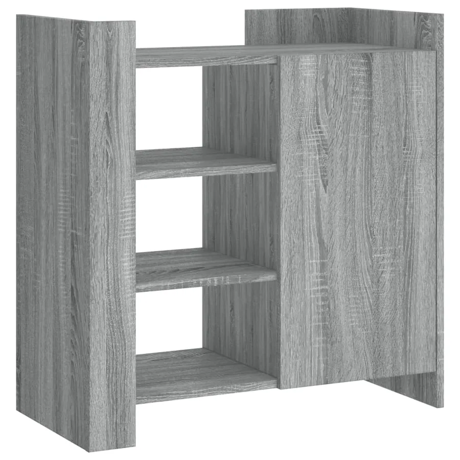 Buffet sonoma gris 73,5x35x75 cm bois d'ingénierie - 2