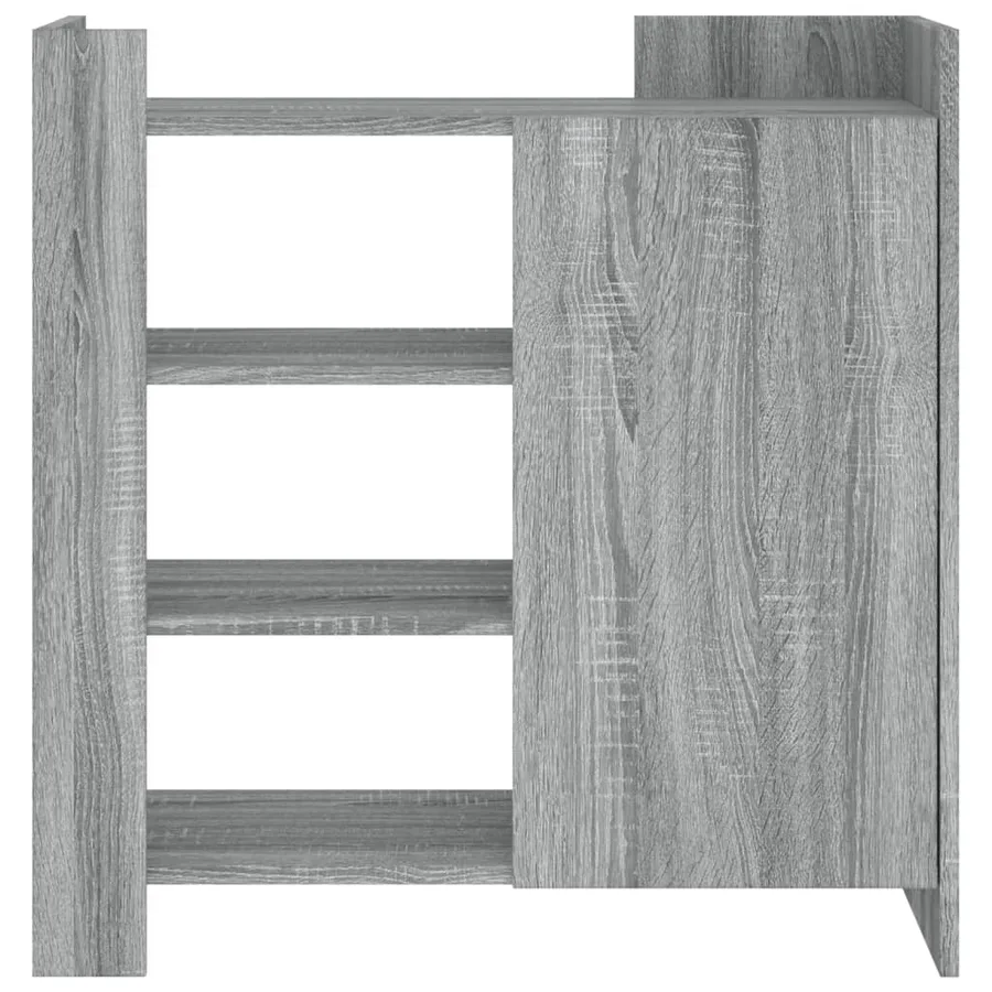 Buffet sonoma gris 73,5x35x75 cm bois d'ingénierie - 4