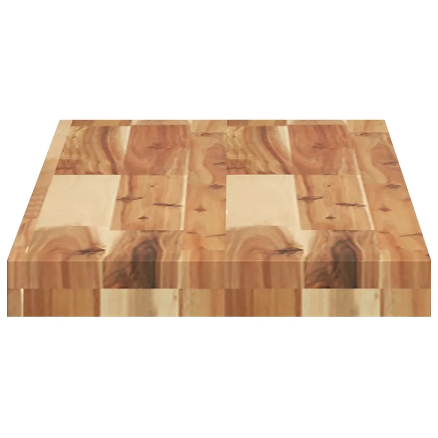 Étagères flottantes 2 pcs 100x30x4 cm acacia massif à l'huile - 5