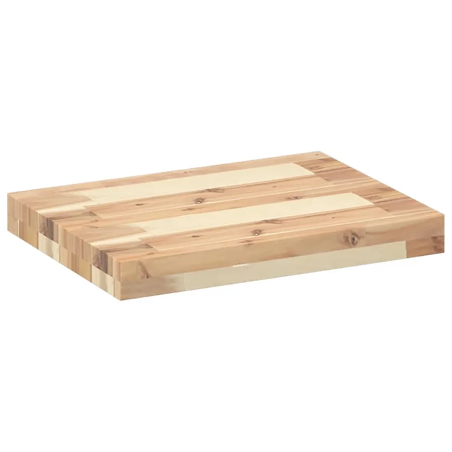 Étagères flottantes 2 pcs 60x30x4 cm acacia massif non traité - 6