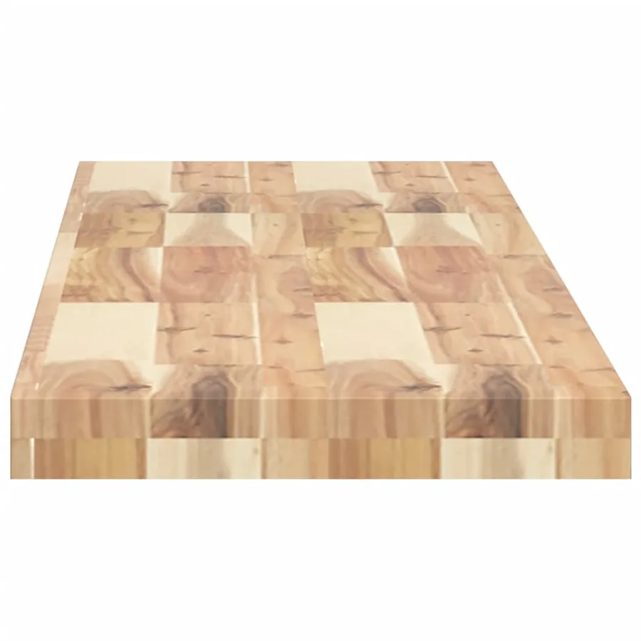 Étagères flottantes 2 pcs 120x30x4 cm acacia massif non traité - 5