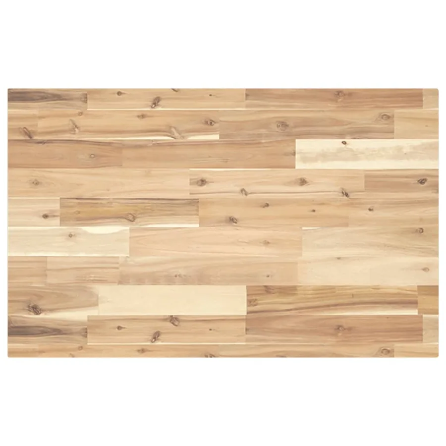 Dessus de meuble de salle de bain non traité bois d'acacia