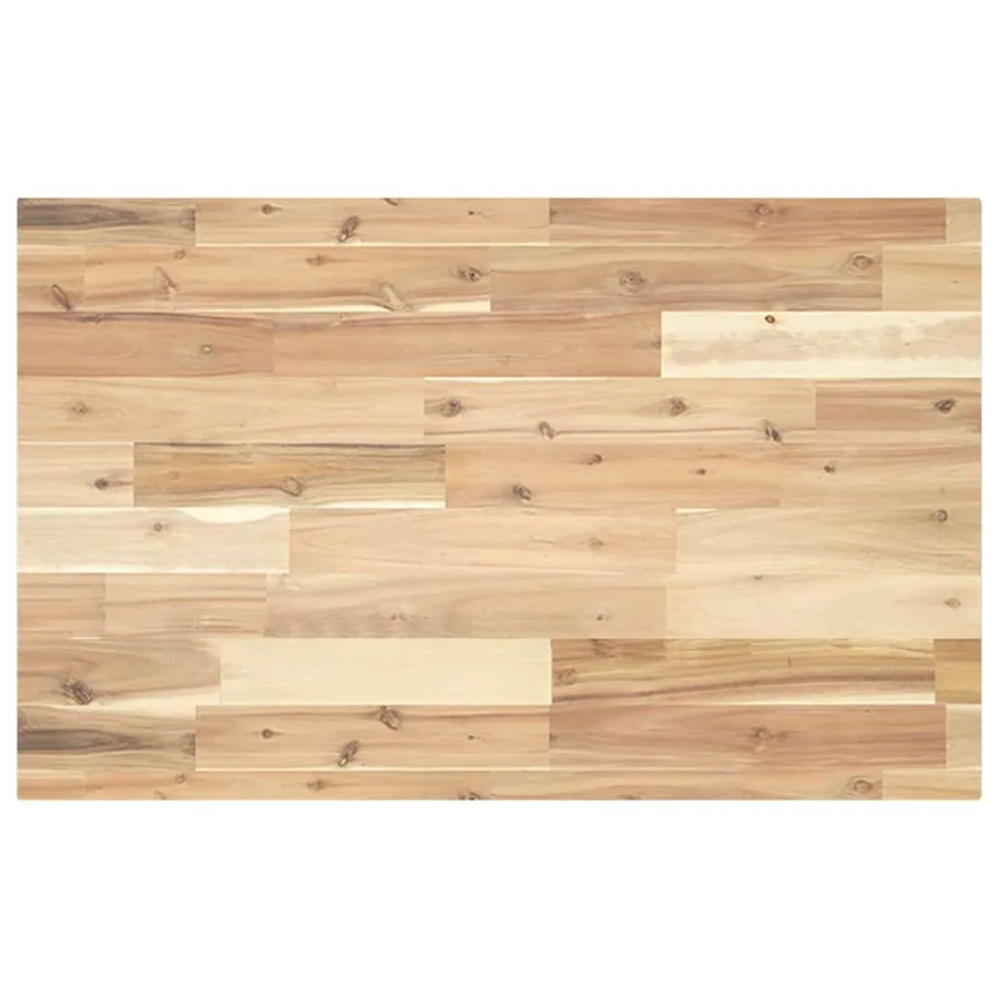 Étagère de vasque murale acier et bois massif d'acacia - 8