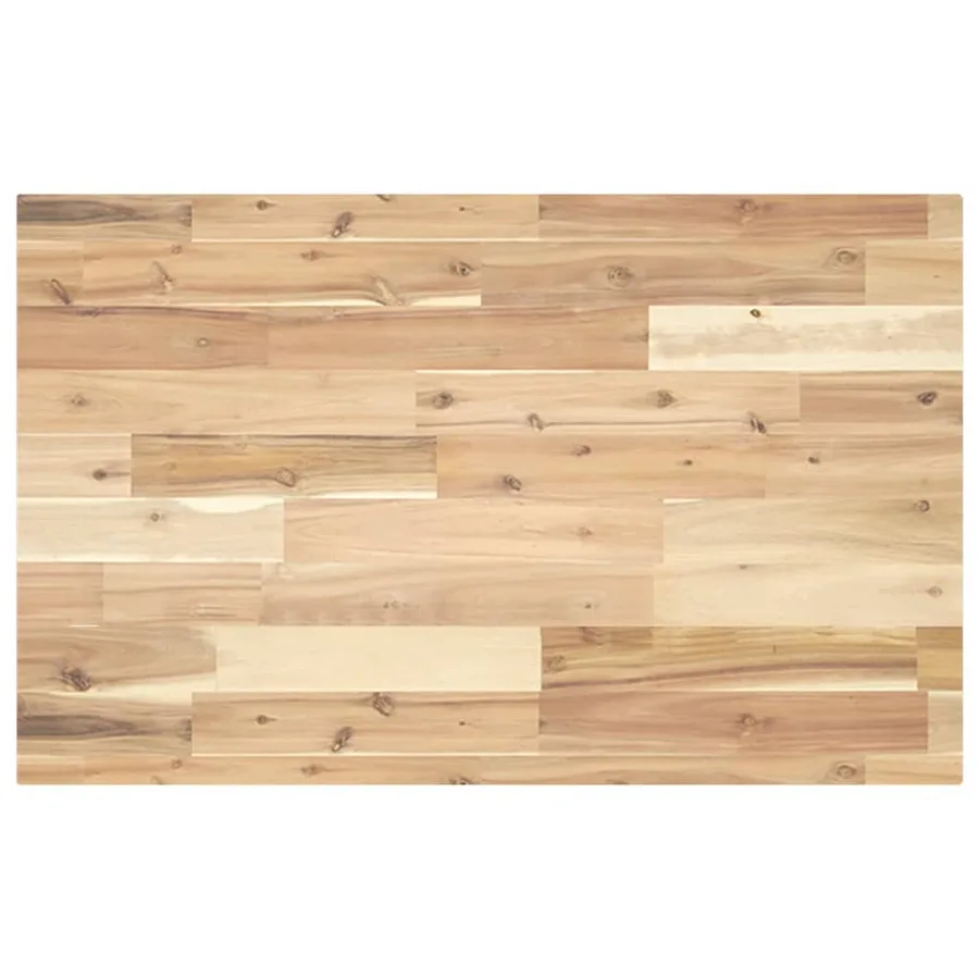 Étagère de vasque murale acier et bois massif d'acacia - 8