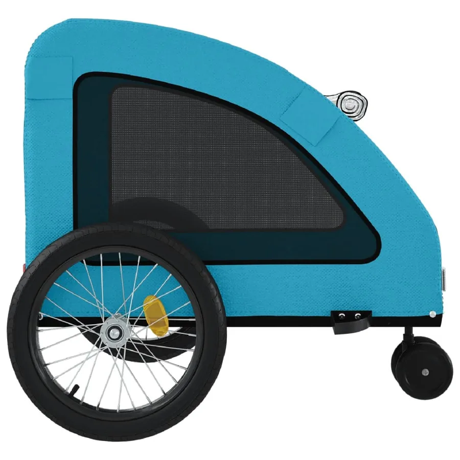 Remorque de vélo pour animaux de compagnie bleu - 7