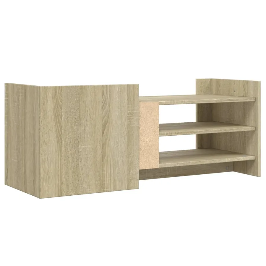 Meuble TV Chêne sonoma 100x35x40 cm Bois d'ingénierie - 6