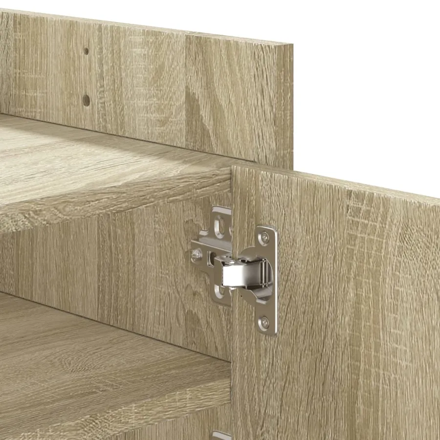 Meuble TV Chêne sonoma 100x35x40 cm Bois d'ingénierie - 9