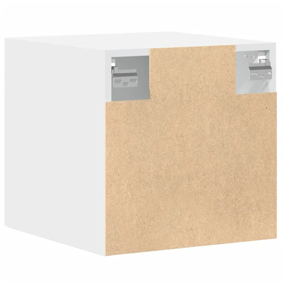 Armoire murale blanc 40x42,5x40 cm bois d'ingénierie - 6