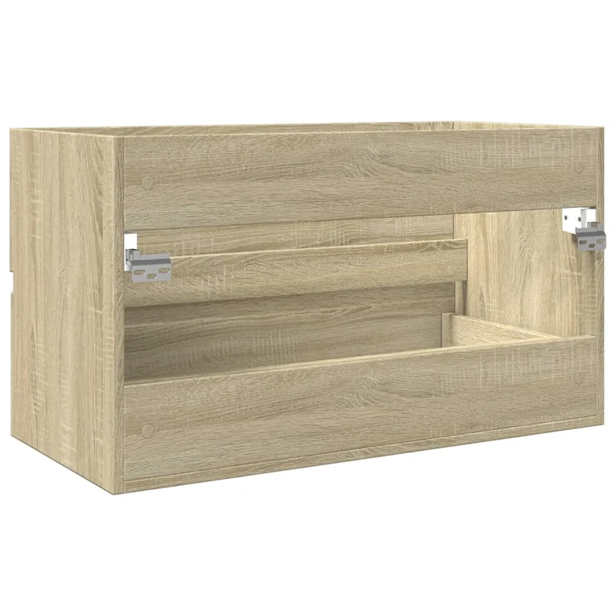 Armoire d'évier chêne sonoma 80x38,5x45 cm Bois d'ingénierie - 6