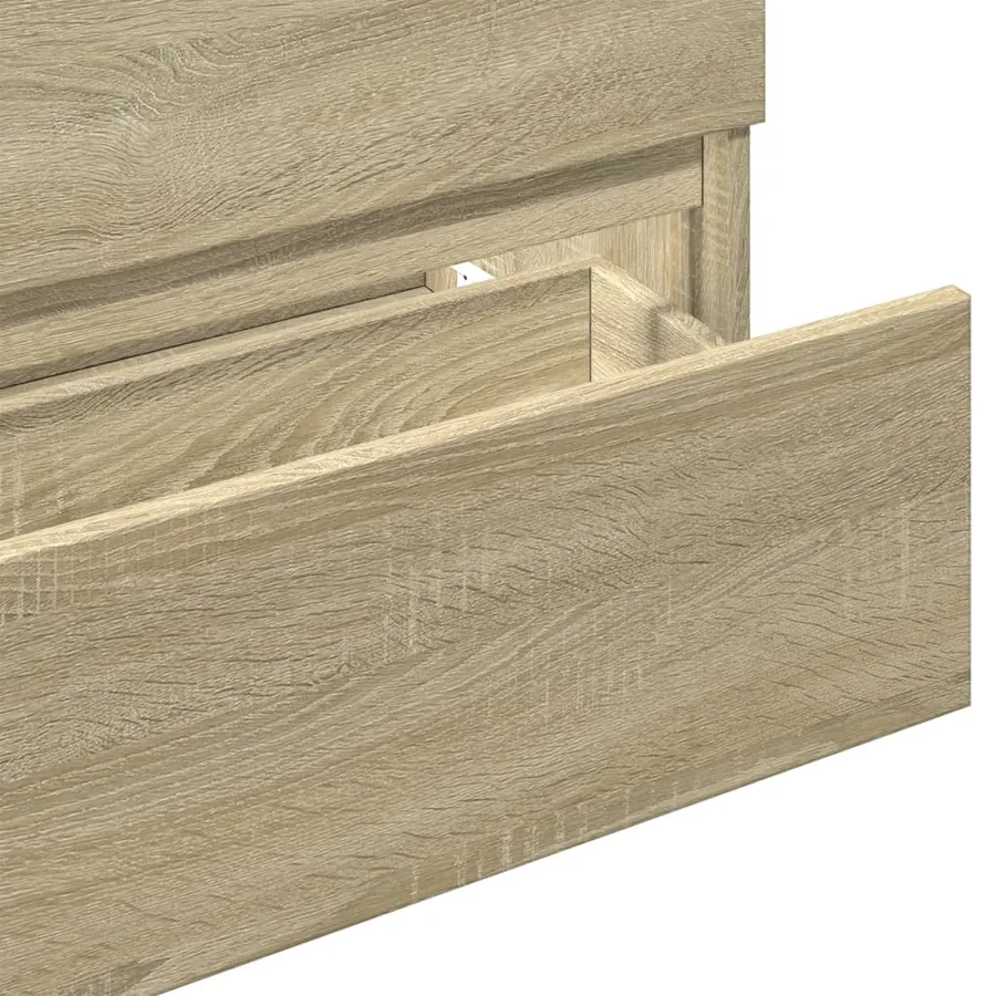 Armoire d'évier chêne sonoma 80x38,5x45 cm Bois d'ingénierie - 8