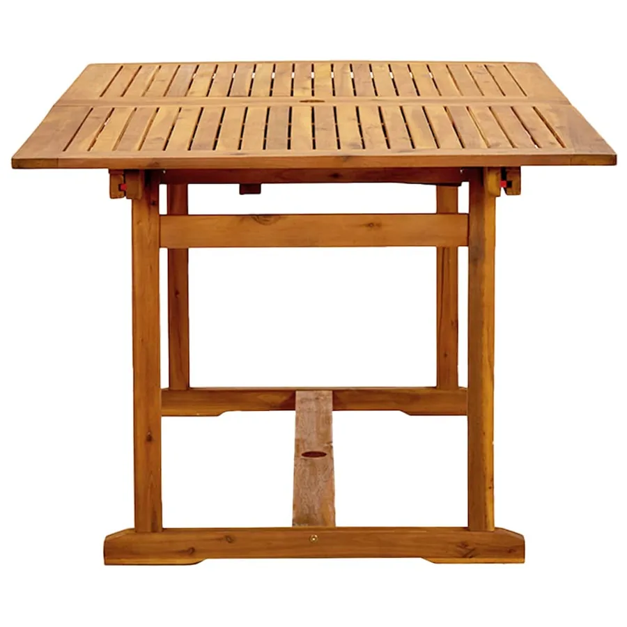 Ensemble à Manger de jardin 7pcs bois d'acacia solide textilène - 5