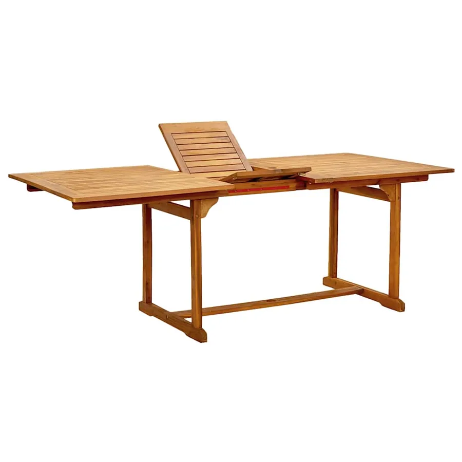 Ensemble à Manger de jardin 7pcs bois d'acacia solide textilène - 6