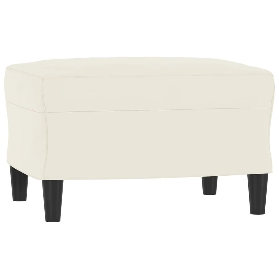 Ensemble de canapés 3 pcs crème velours - 5