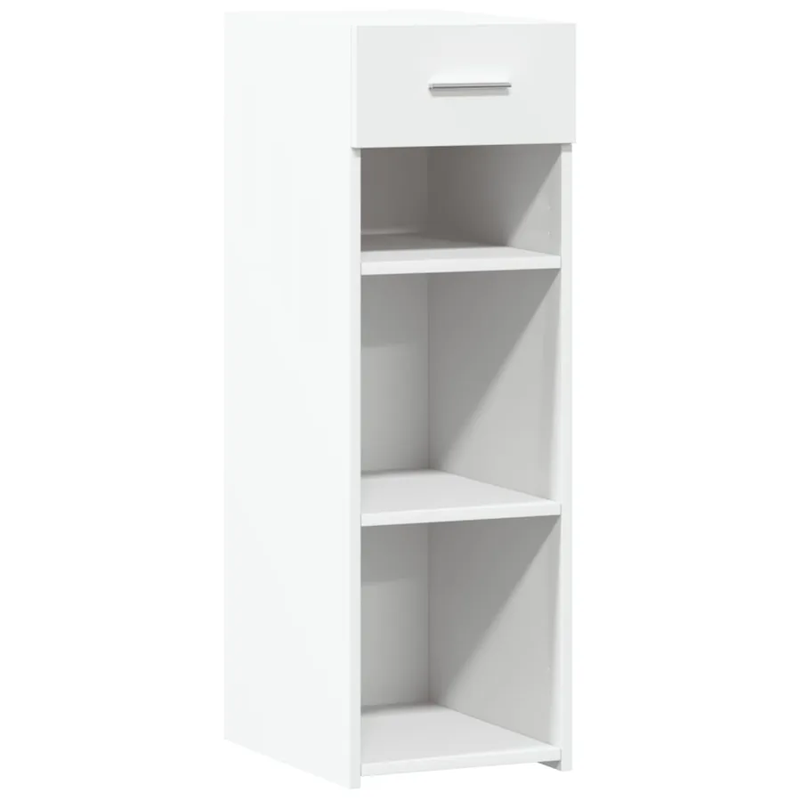 Buffet blanc 30x42,5x93 cm bois d'ingénierie - 2