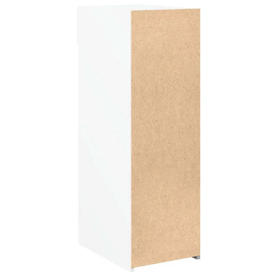 Buffet blanc 30x42,5x93 cm bois d'ingénierie - 6