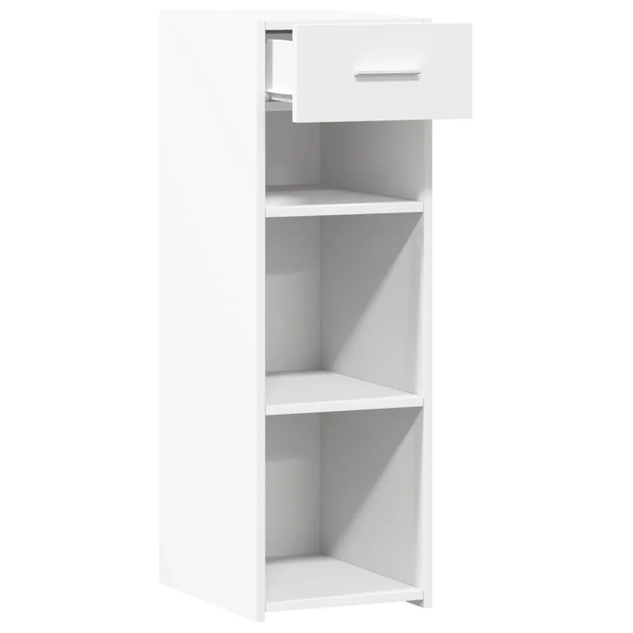 Buffet blanc 30x42,5x93 cm bois d'ingénierie - 7