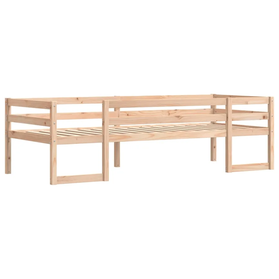 Cadre de lit pour enfants sans matelas 80x200 cm pin massif - 3