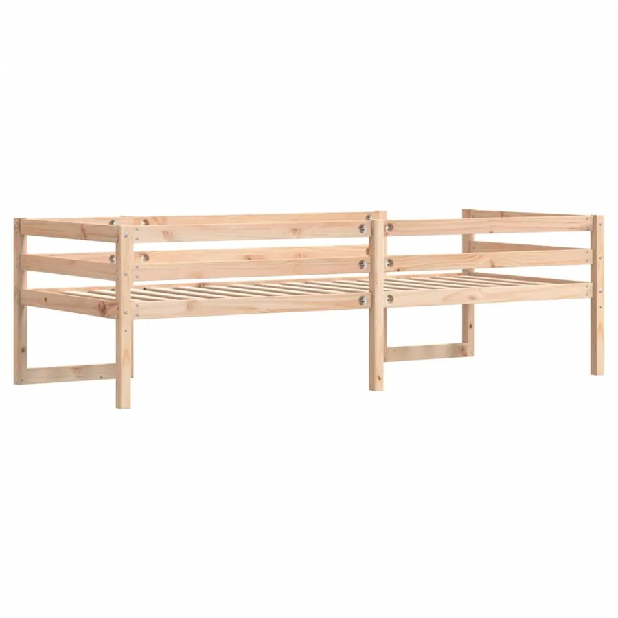 Cadre de lit pour enfants sans matelas 80x200 cm pin massif - 7
