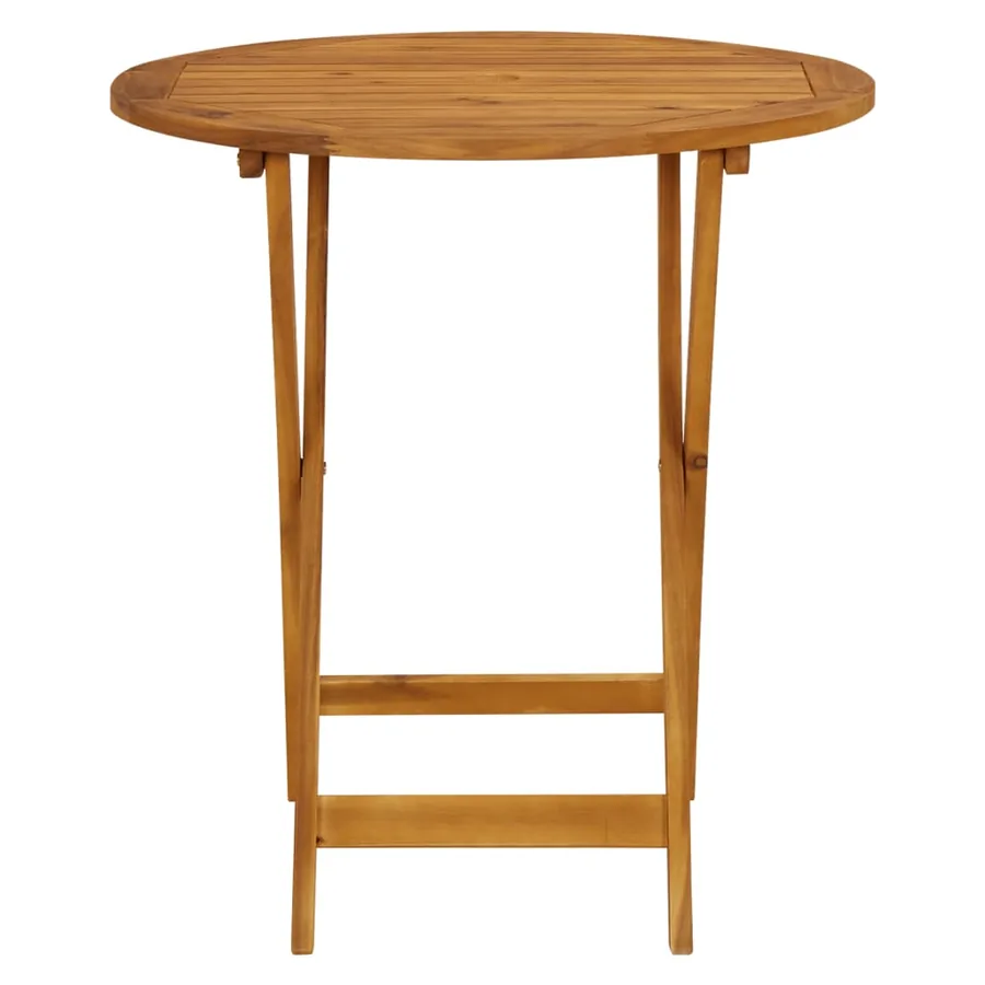 Ensemble de bistro 3 pcs bleu et blanc tissu et bois massif - 6