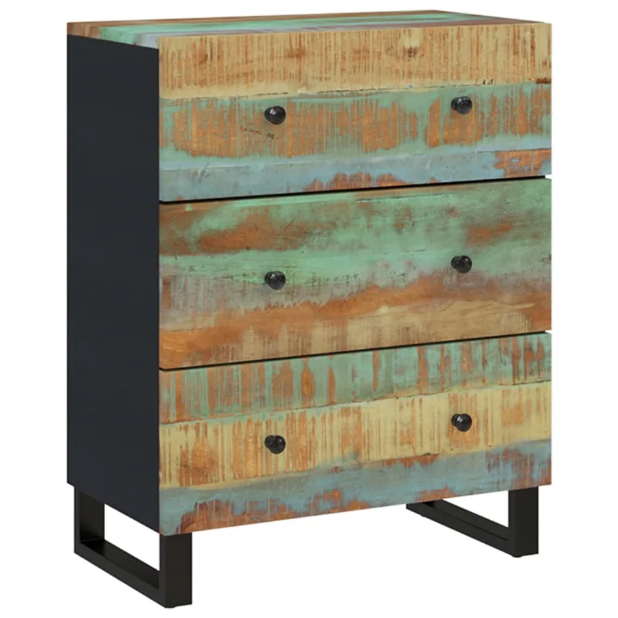 Buffet 60x33x75 cm Bois massif de récupération - 2
