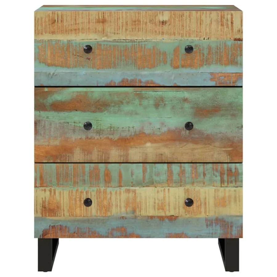 Buffet 60x33x75 cm Bois massif de récupération - 3