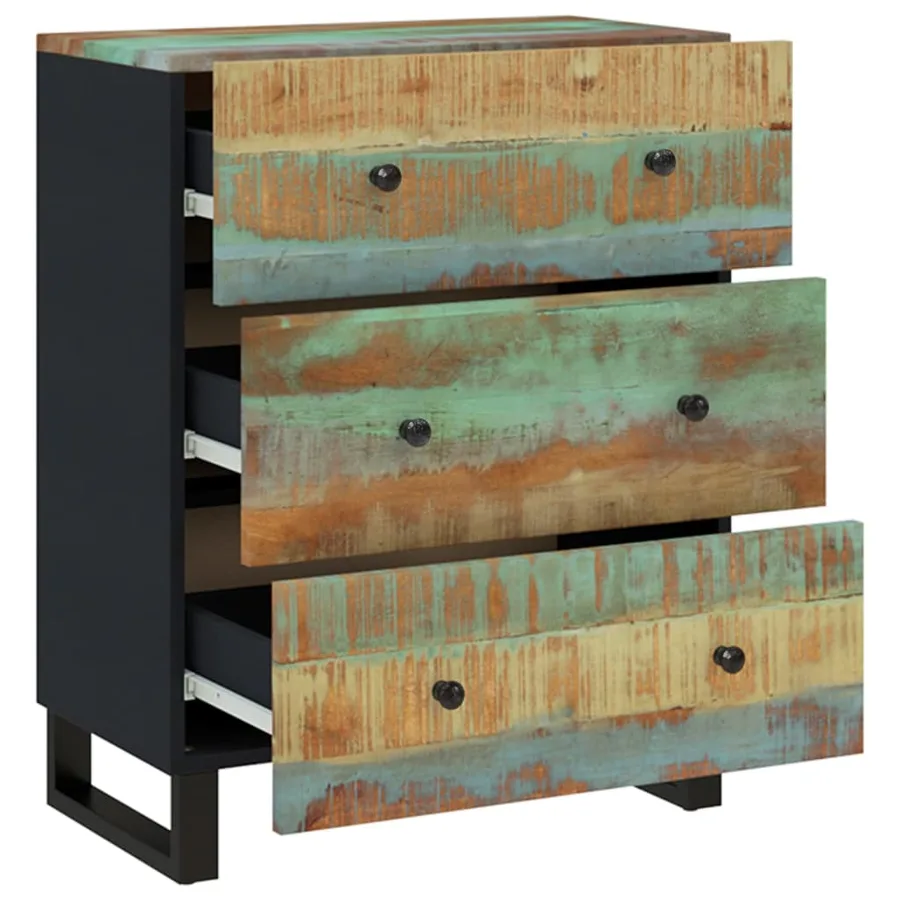 Buffet 60x33x75 cm Bois massif de récupération - 7