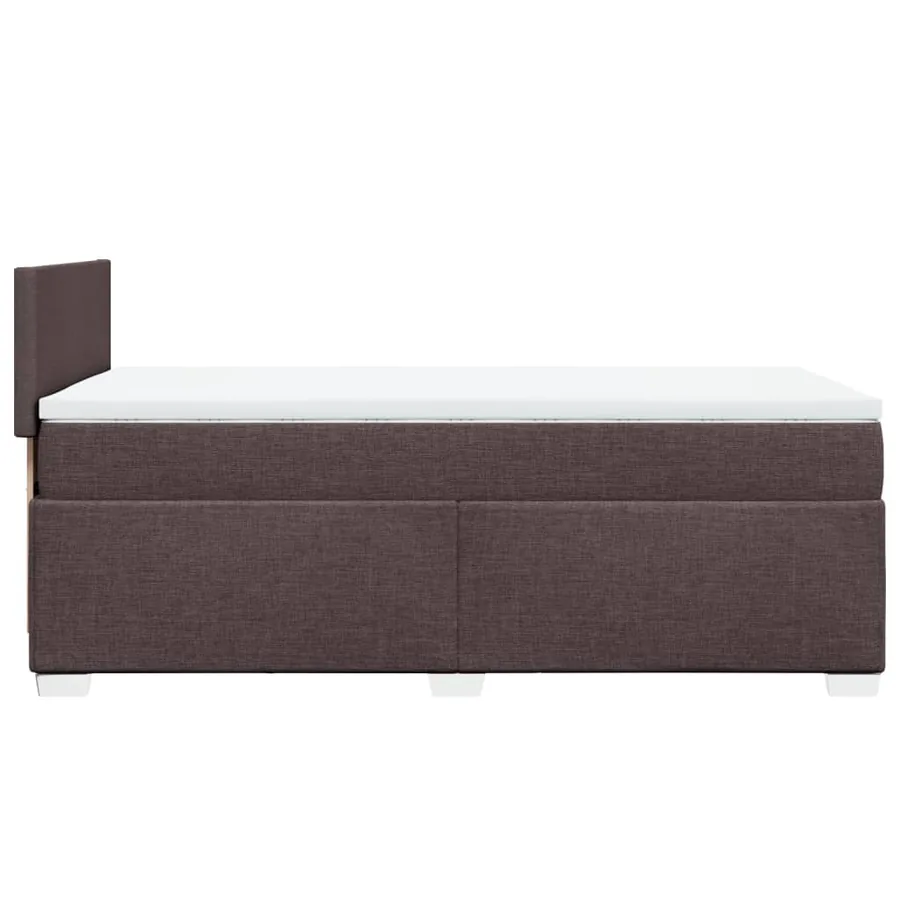 Sommier à lattes de lit avec matelas Marron foncé 100x200 cm - 11