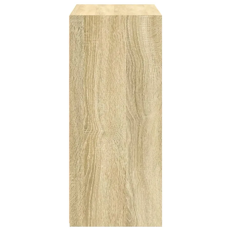 Buffet chêne sonoma 70x41x93 cm bois d'ingénierie - 5
